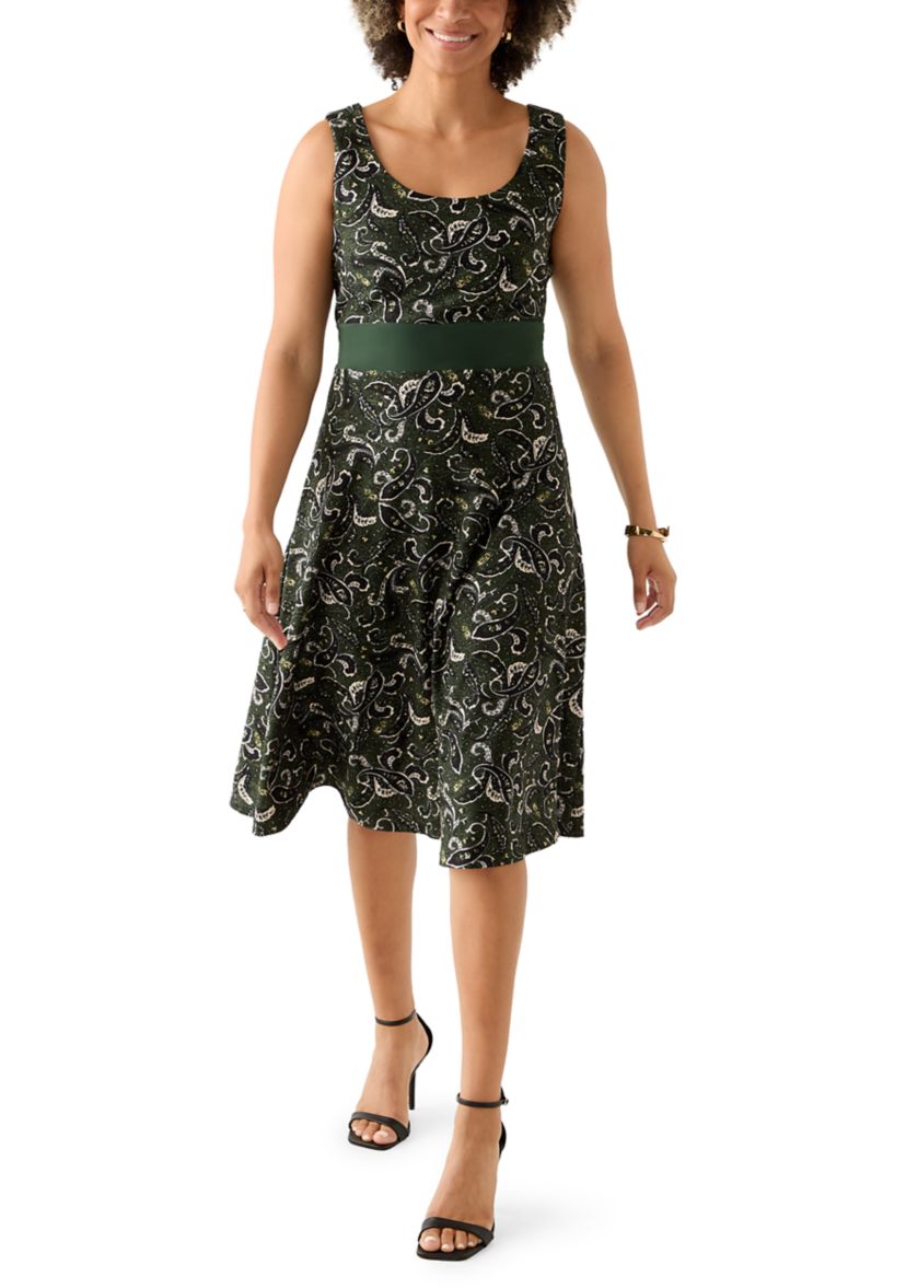 Womens Short Sleeve Crew Neck Jacket Dress