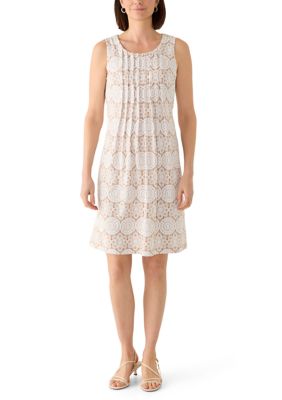 Perceptions Women's Sleeveless Print Mini Dress