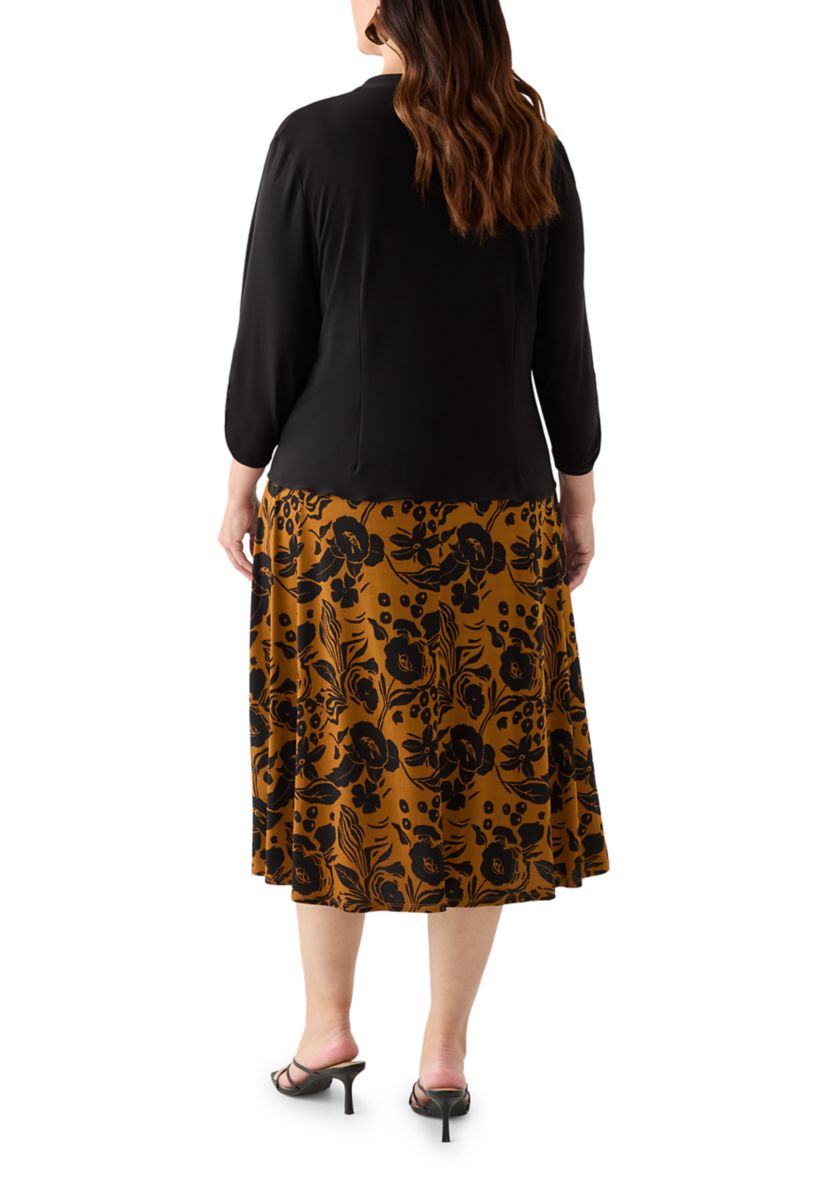  Womens Jacket and Floral Dress Set 