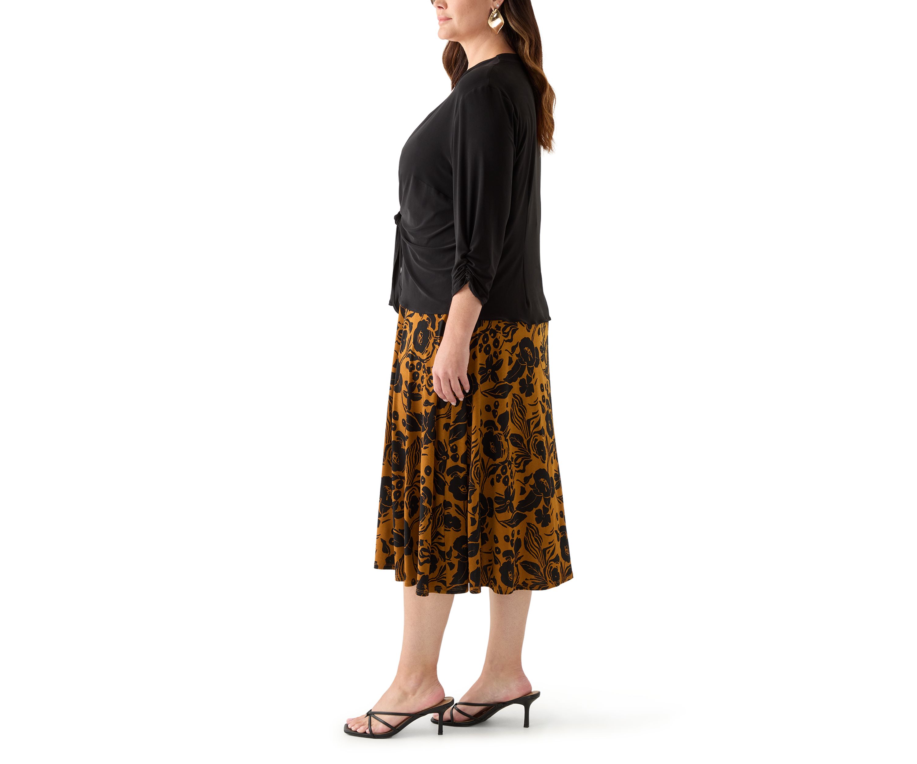  Womens Jacket and Floral Dress Set 