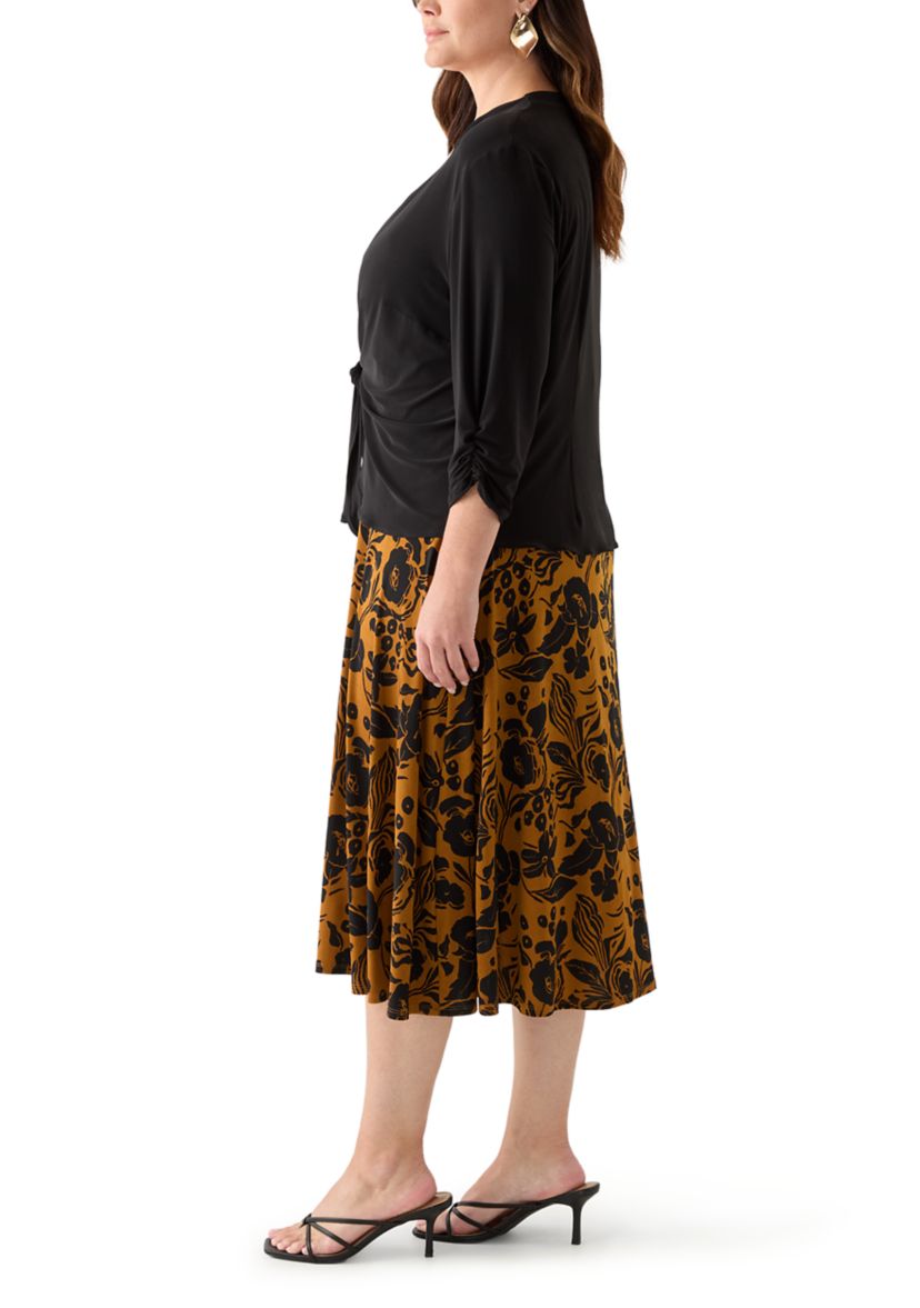  Womens Jacket and Floral Dress Set 