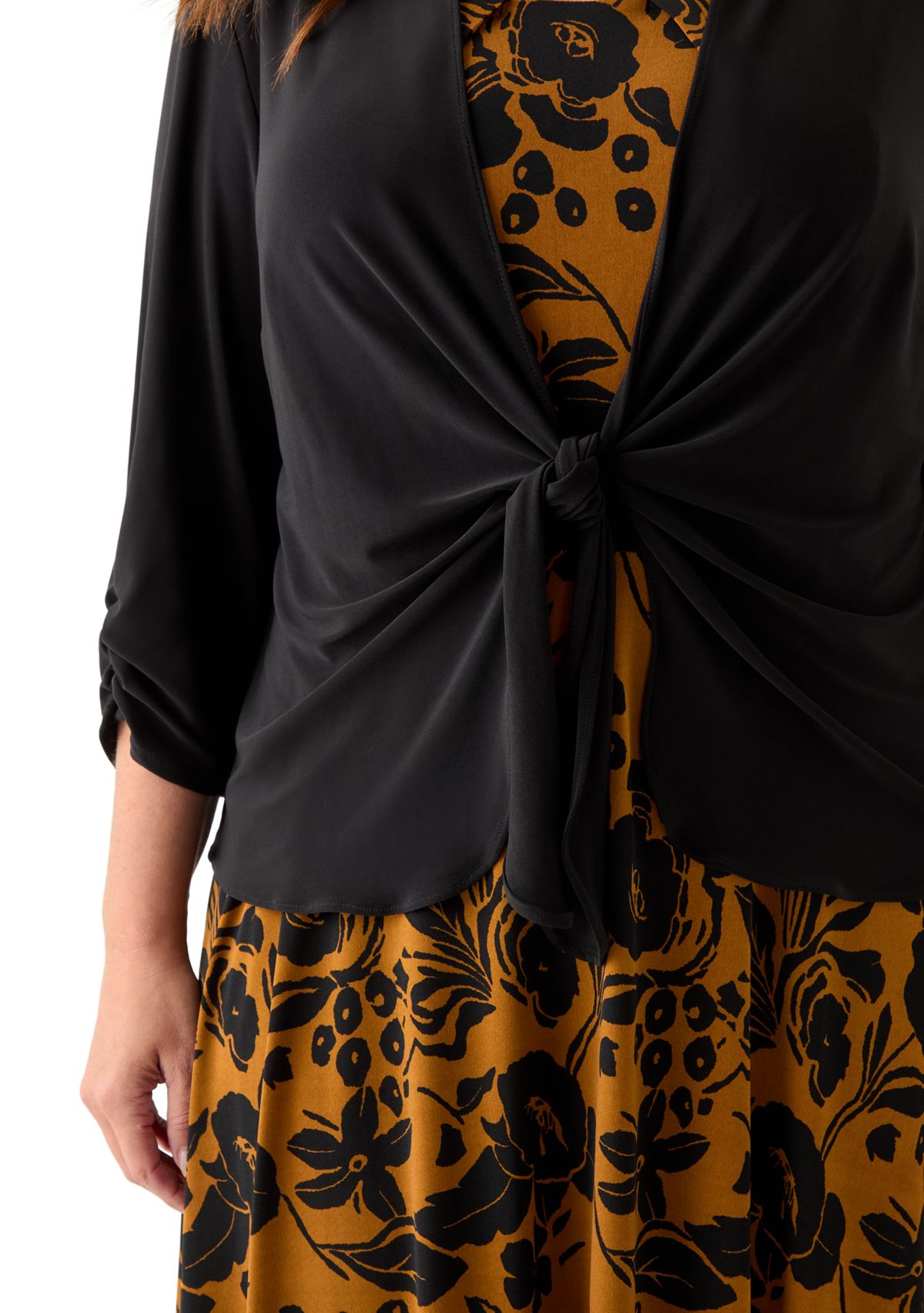 Womens Jacket and Floral Dress Set 