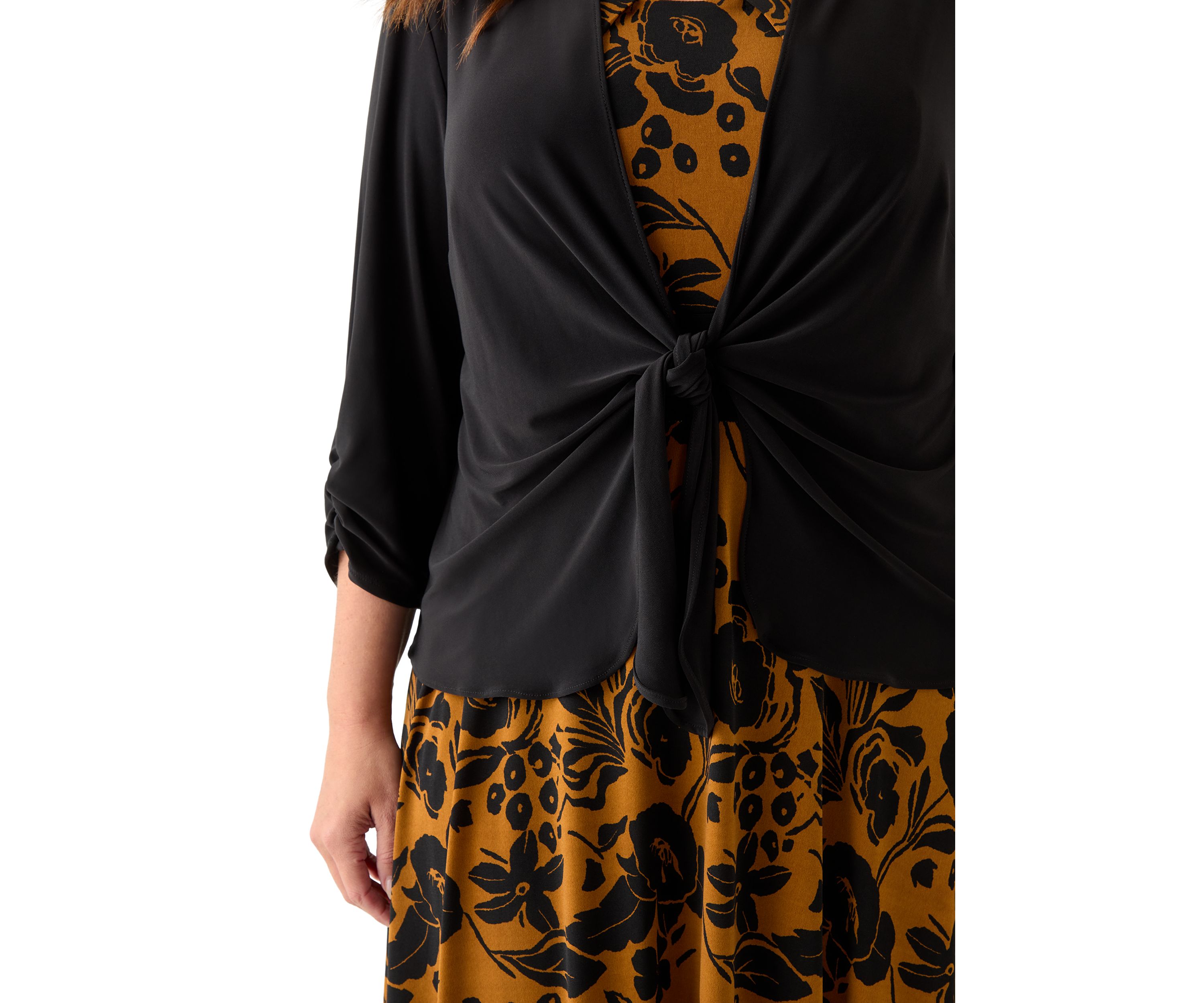  Womens Jacket and Floral Dress Set 