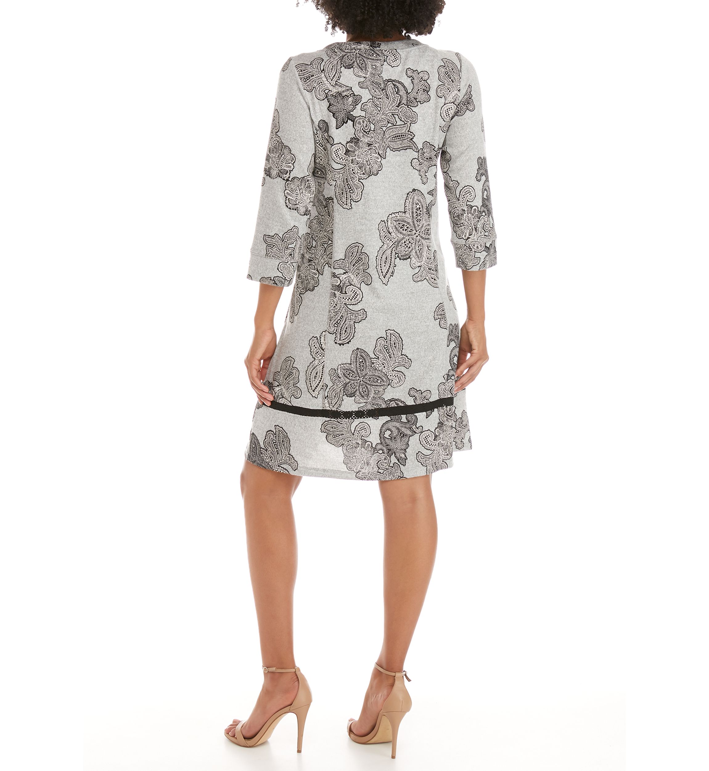 Womens Paisley Pocket Dress