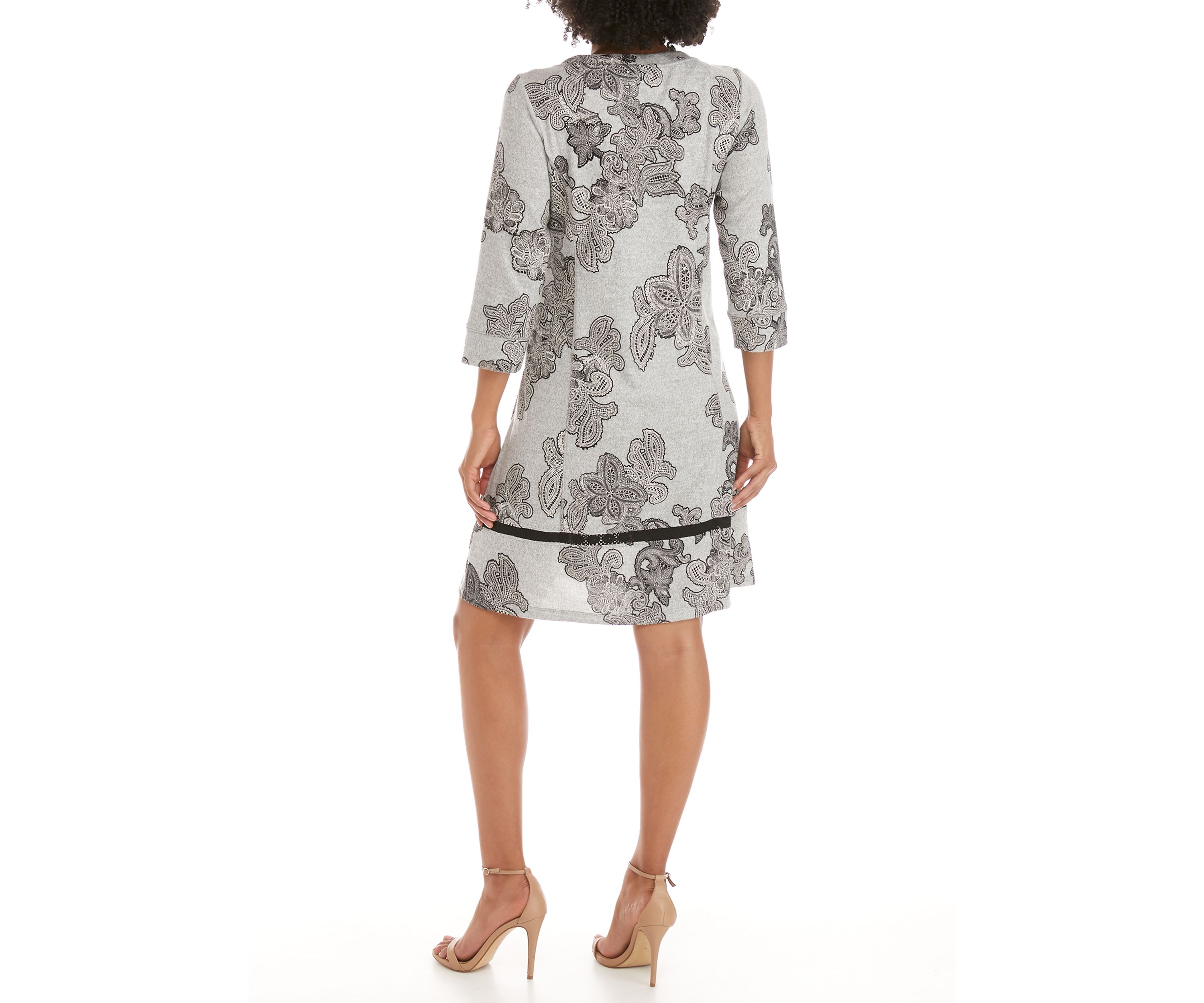 Womens Paisley Pocket Dress