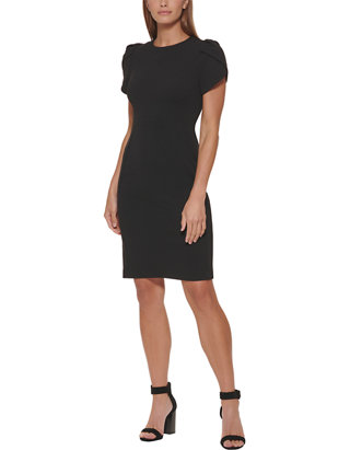 Calvin Klein Women's Puff Sleeve Scuba Shift Dress | belk