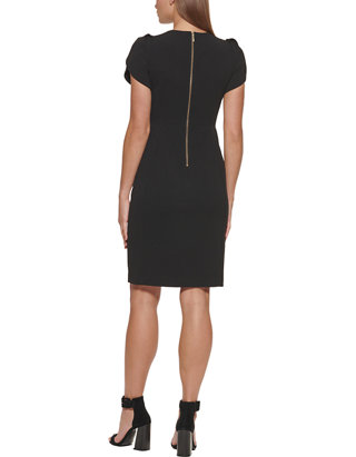 Calvin Klein Women's Puff Sleeve Scuba Shift Dress | belk
