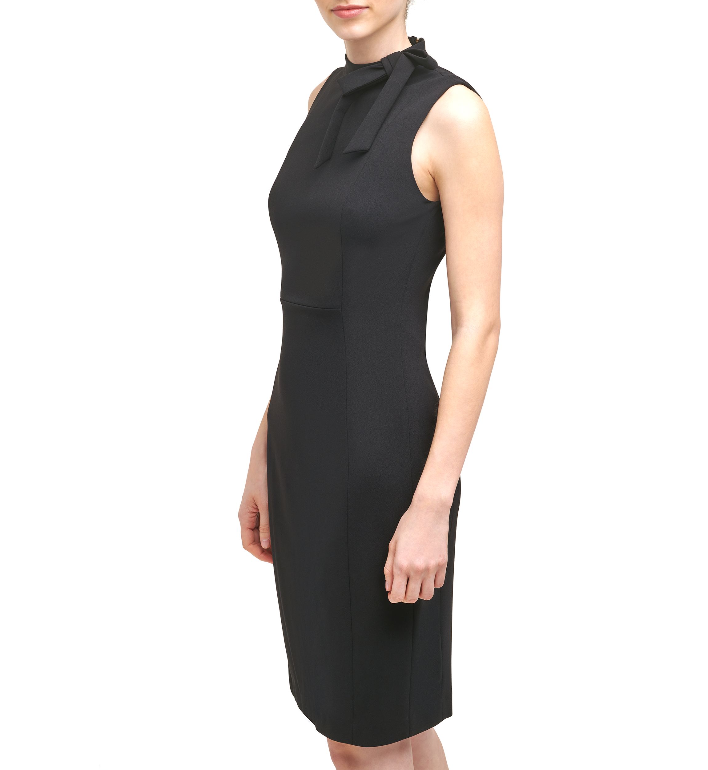 Calvin Klein Women's Sleeveless Bow Neck Shift Dress | Belk