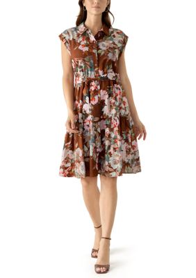 Calvin Klein Women's Floral Printed Midi Dress, 4