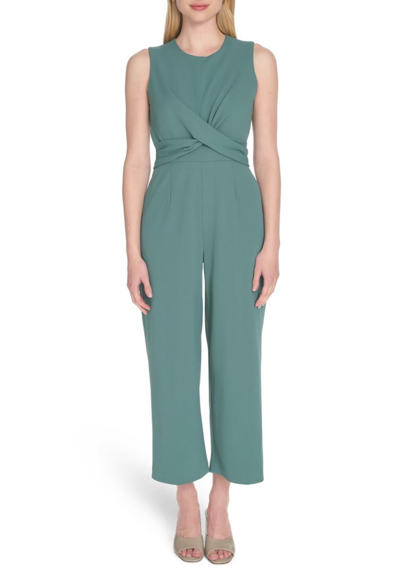 Womens Sleeveless A-Line Jumpsuit