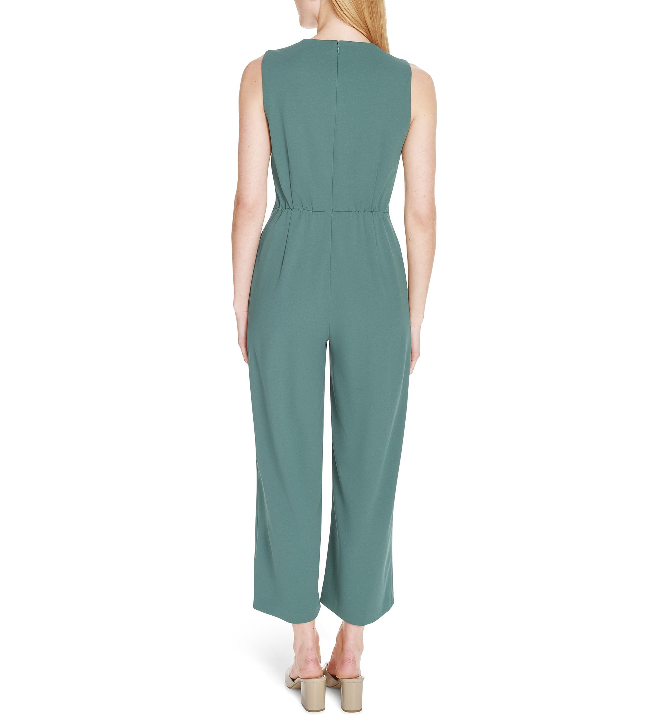 Womens Sleeveless A-Line Jumpsuit