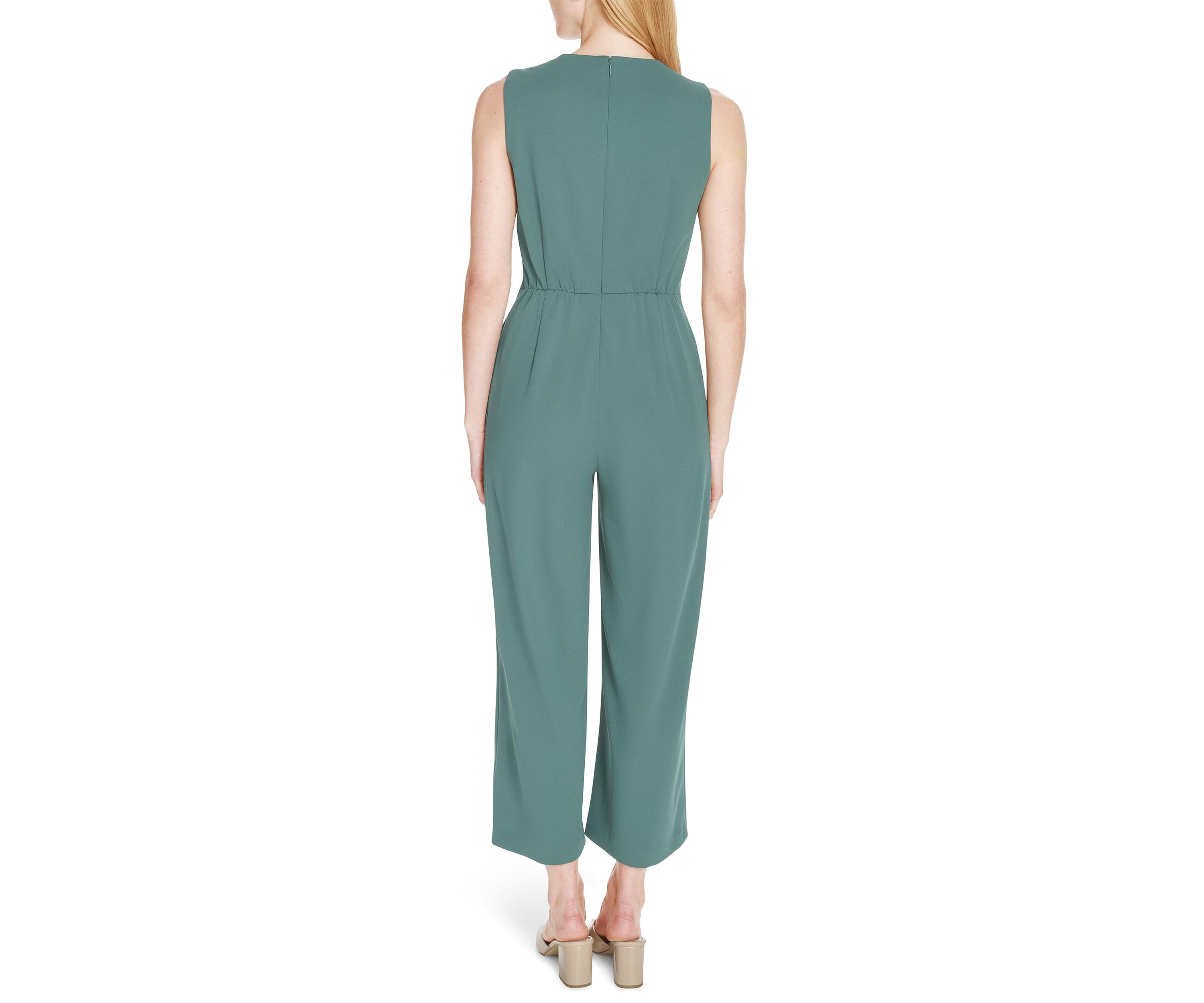 Womens Sleeveless A-Line Jumpsuit