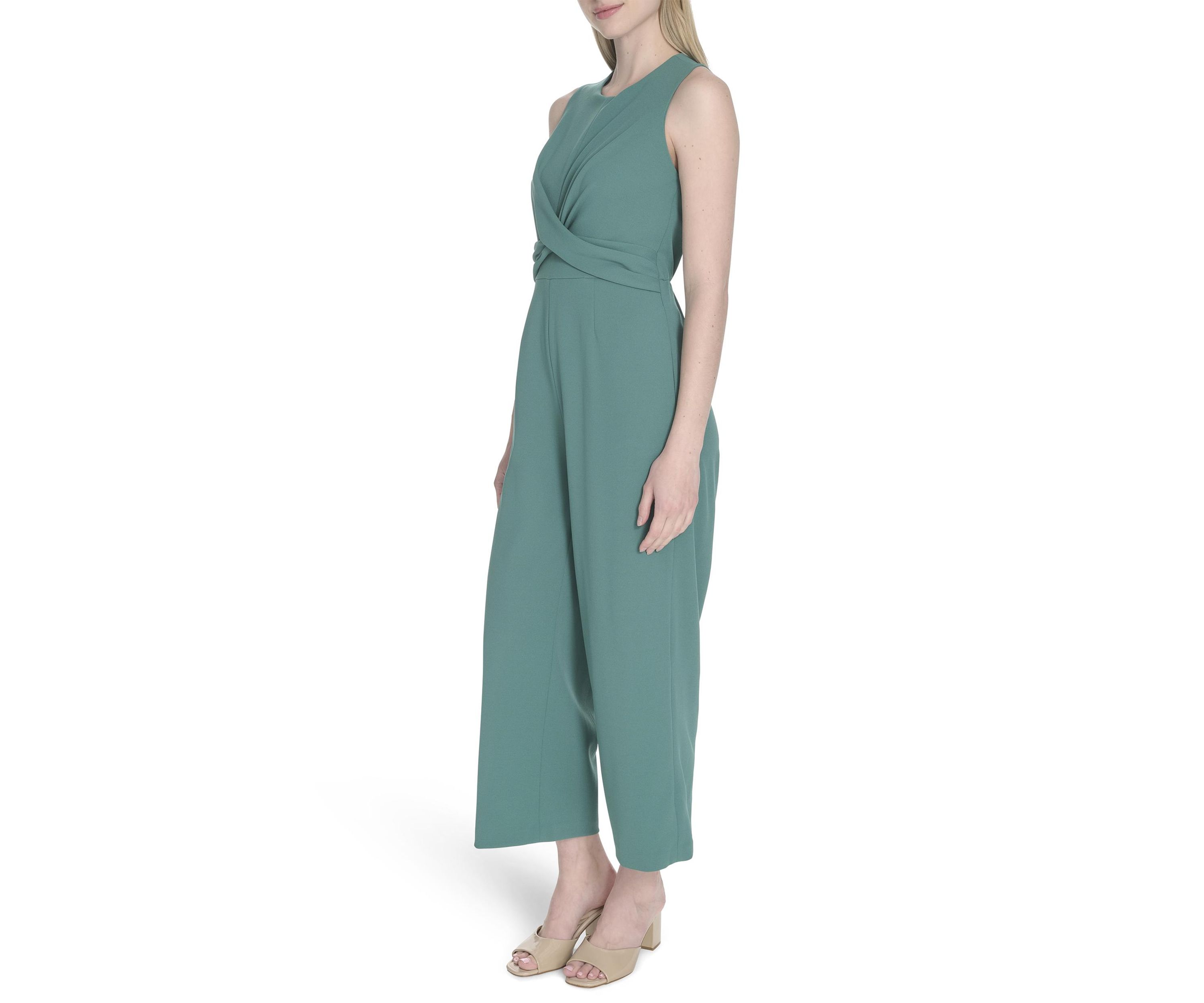 Womens Sleeveless A-Line Jumpsuit
