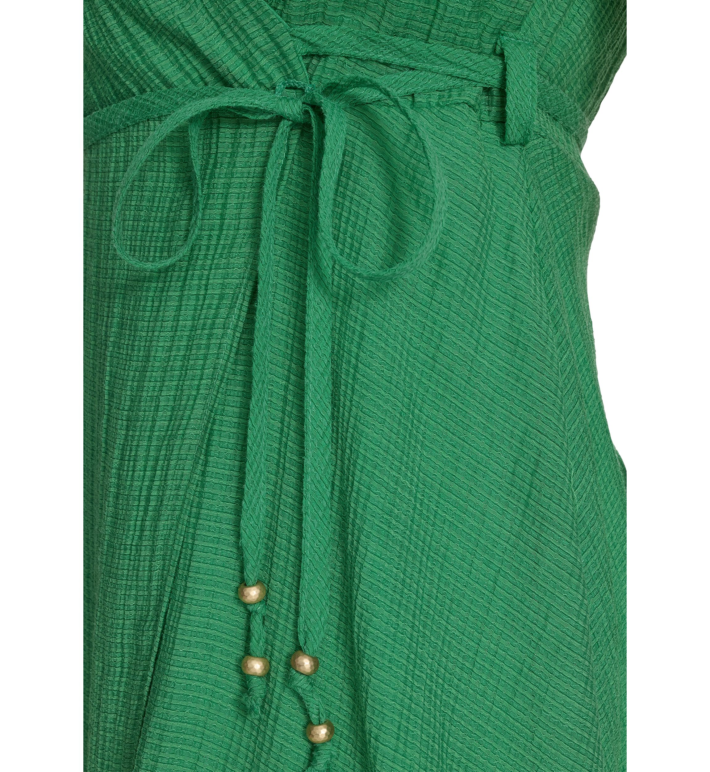 Womens Sleeveless V-Neck A-Line Dress
