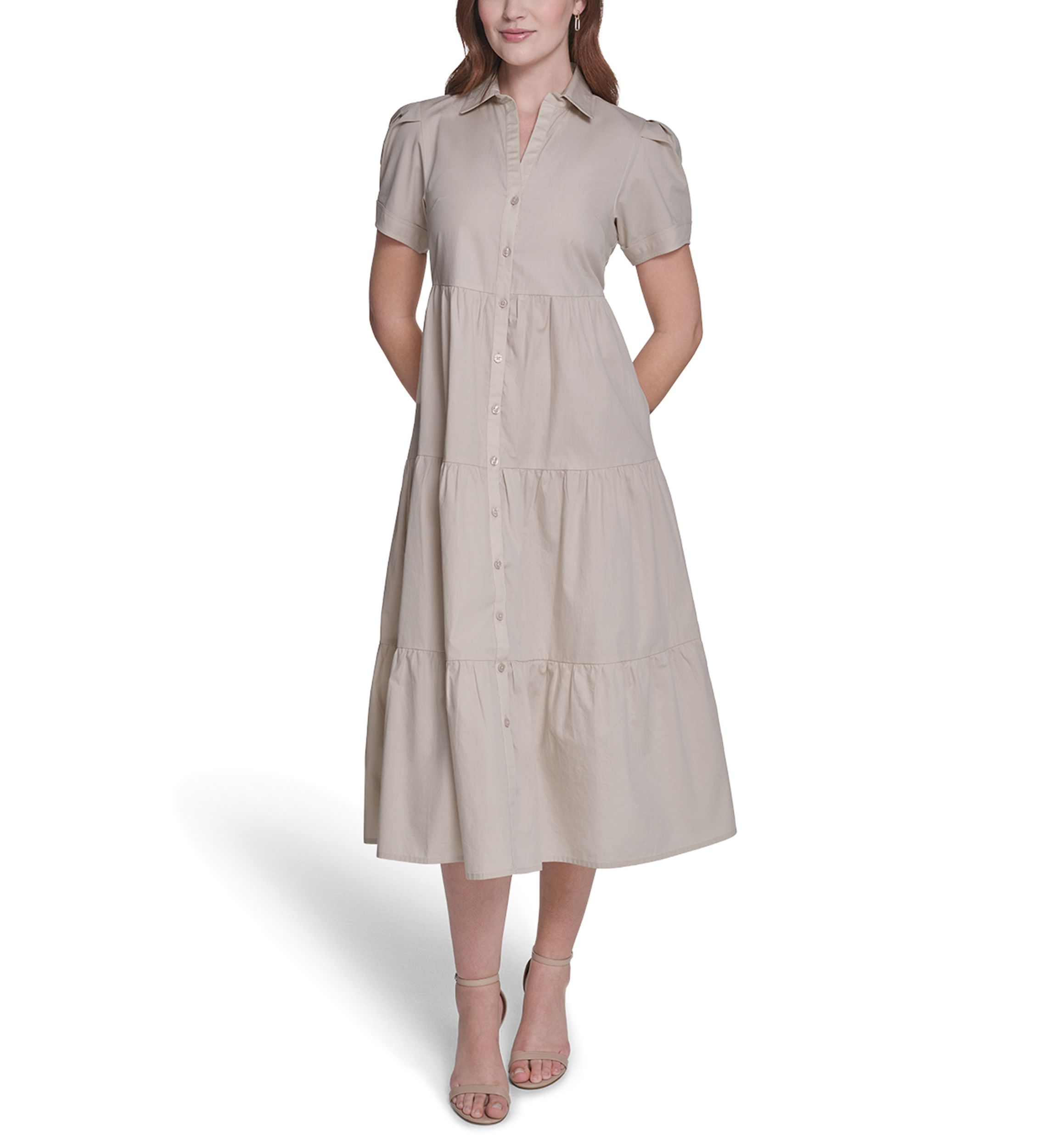 Beige Women's Casual Dresses