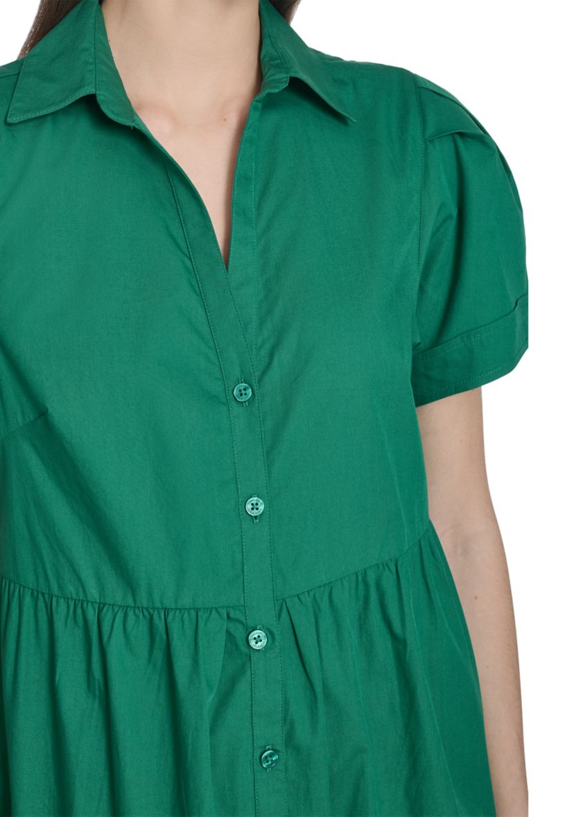 calvin klein midi shirt dress Short Sleeve Logo Midi Shirtdress Black/White 8 at Amazon Women's Clothing  store