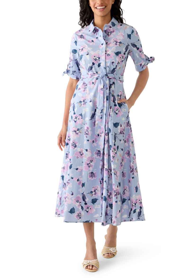 Calvin Klein Women's Floral Midi Shirtdress | Belk