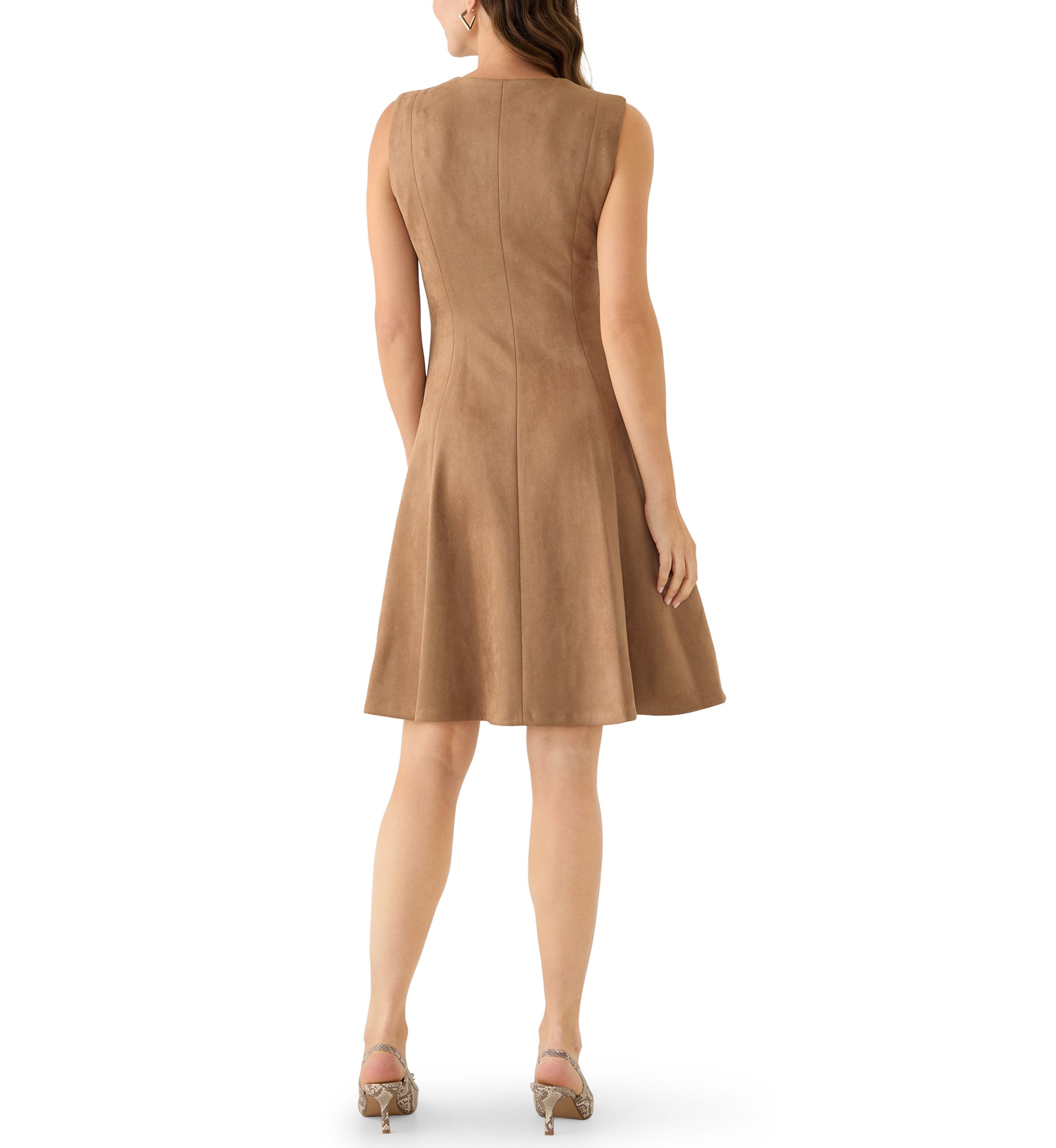calvin klein brown dress Milano Jersey Draped T-shirt Klein Suitable for all seasons Brown Calvin Klein Dresses for