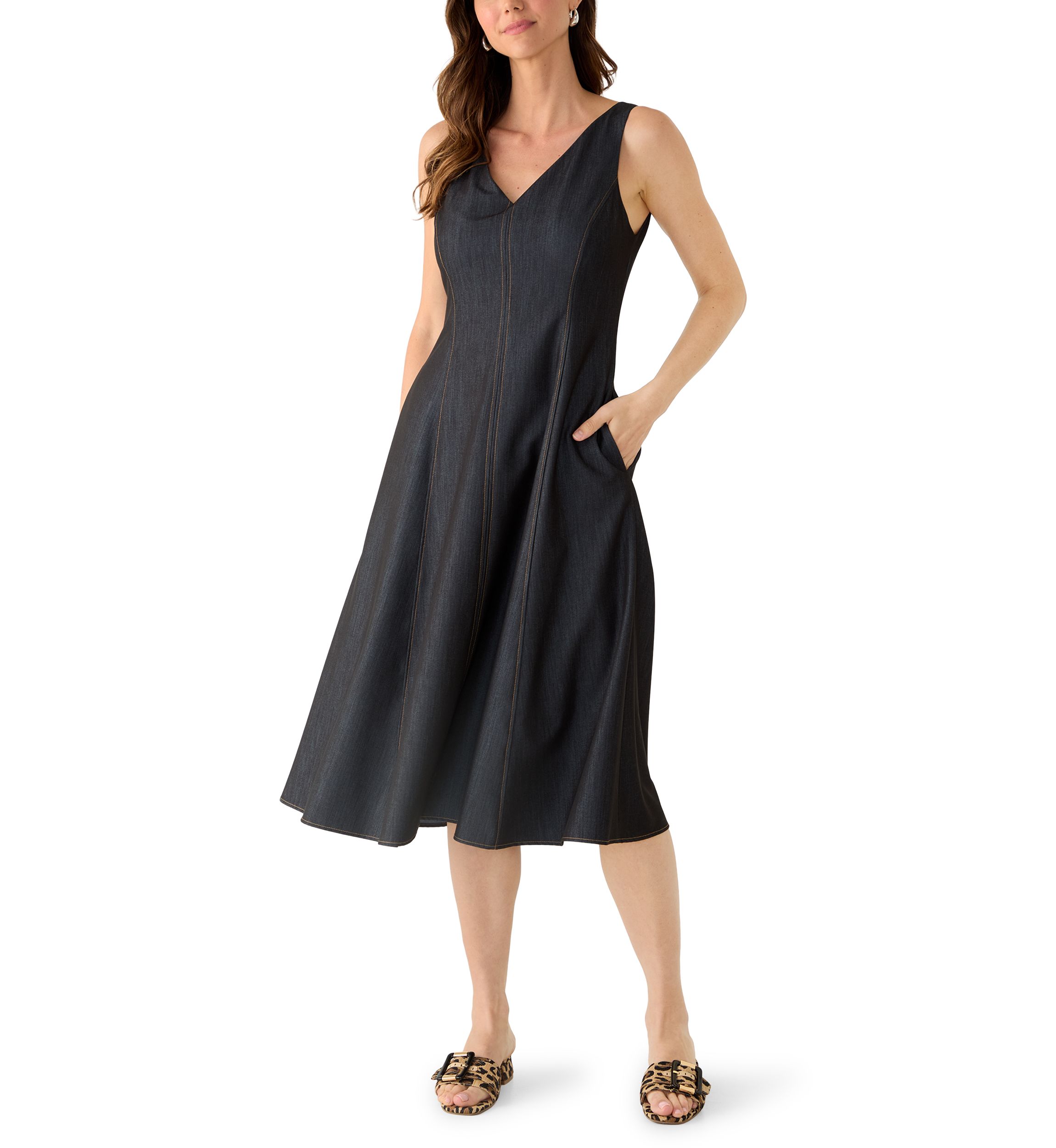 navy blue dress for baby girl Amazon.com: Calvin Klein Women's 3/4 Balloon Sleeve V-Neck Belted Wrap Midi  Dress, Indigo Multi, 2 : Clothing, Shoes & Jewelry main image 1