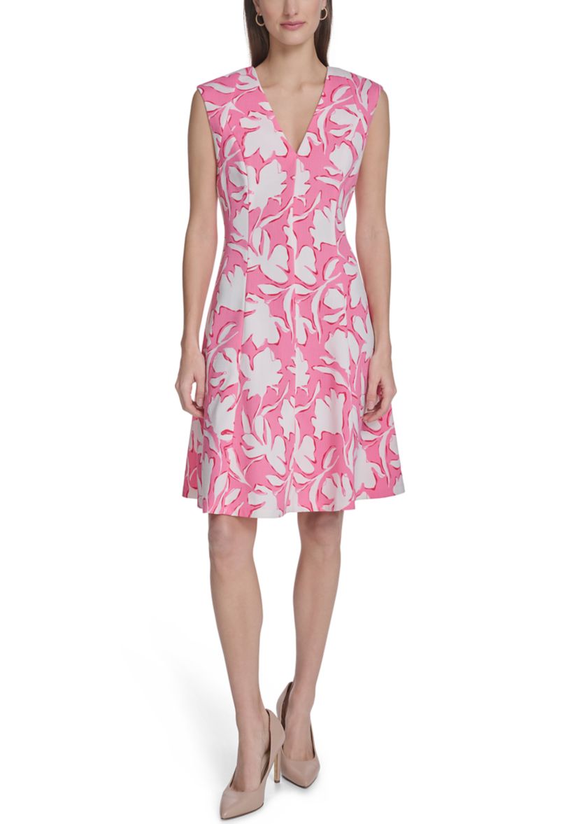 blue dress for baby girl Women's Printed A-Line Dress