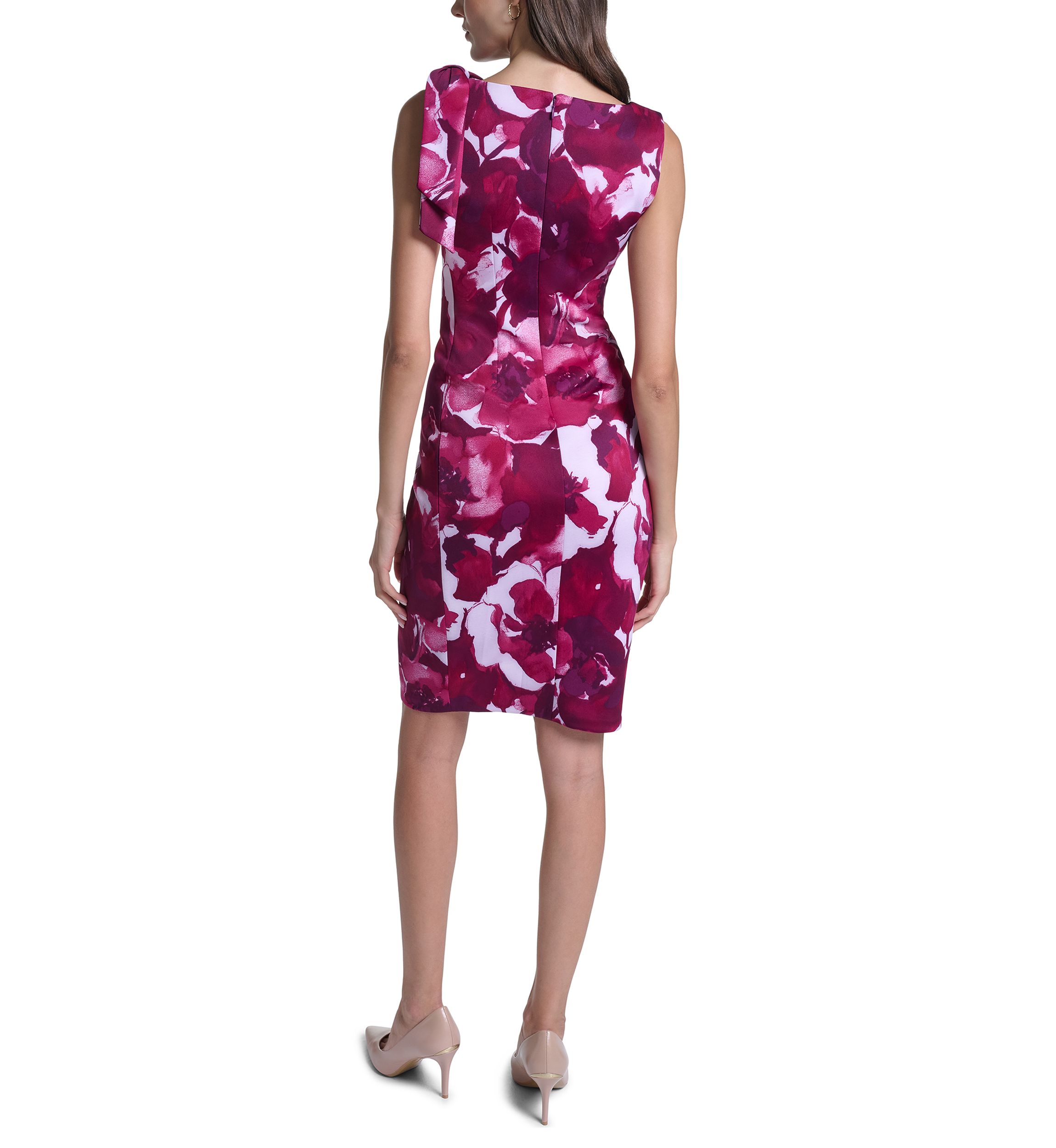 belk women's cocktail dresses Party Work V neck Color:Red (long) Confessions of a Seamstress: SCH005152_B_L