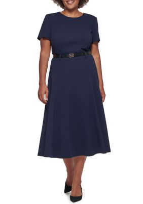 Calvin klein plus on sale size formal dresses