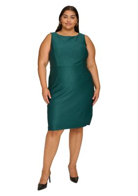 Calvin Klein Women's Plus Size Sleeveless Printed Dress