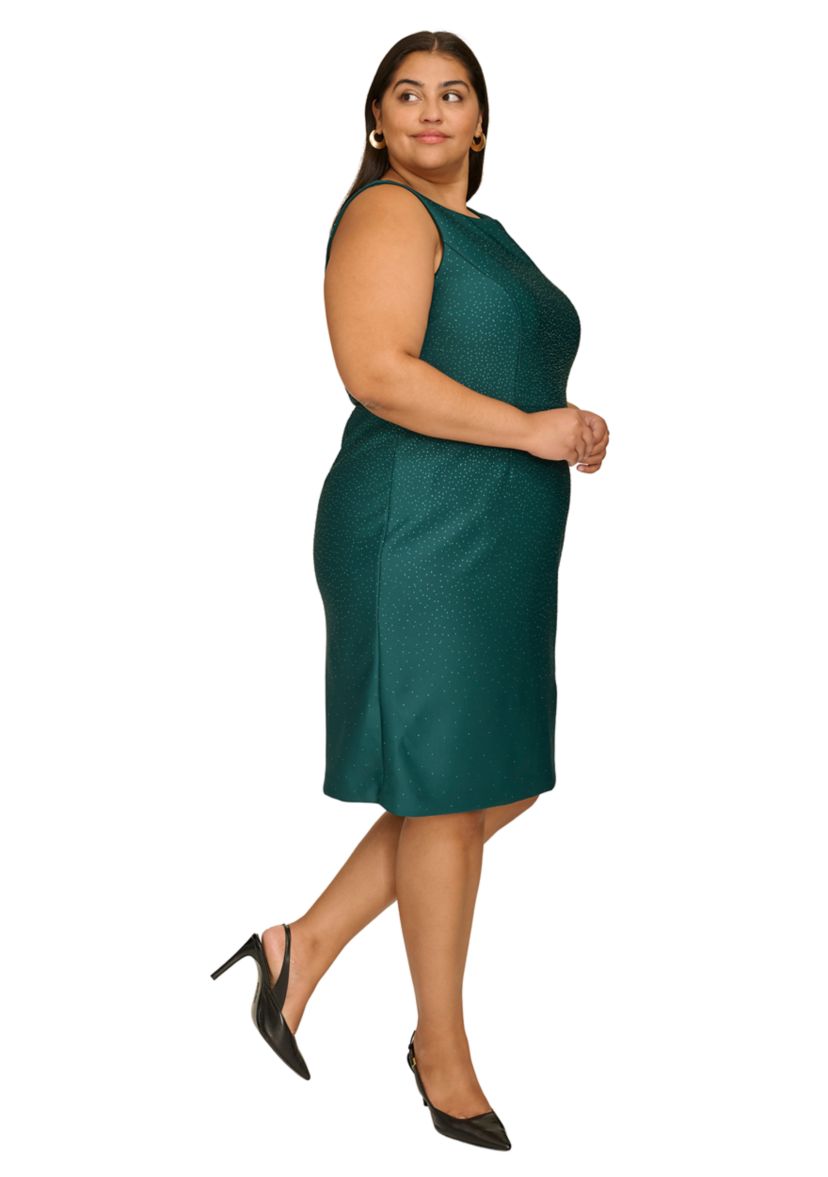 Plus Size Sleeveless Printed Dress