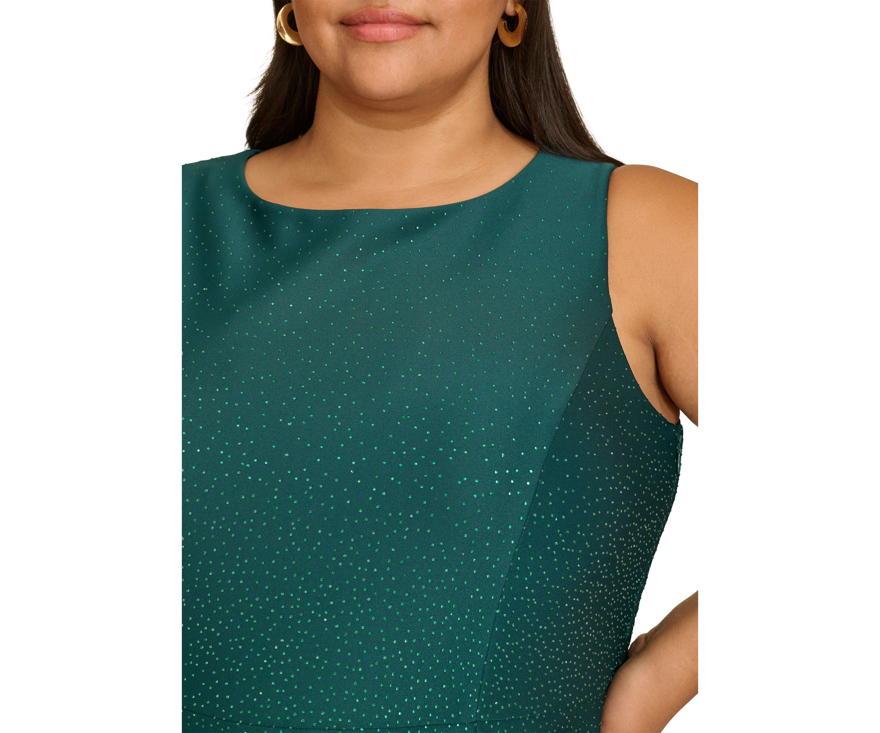 Plus Size Sleeveless Printed Dress