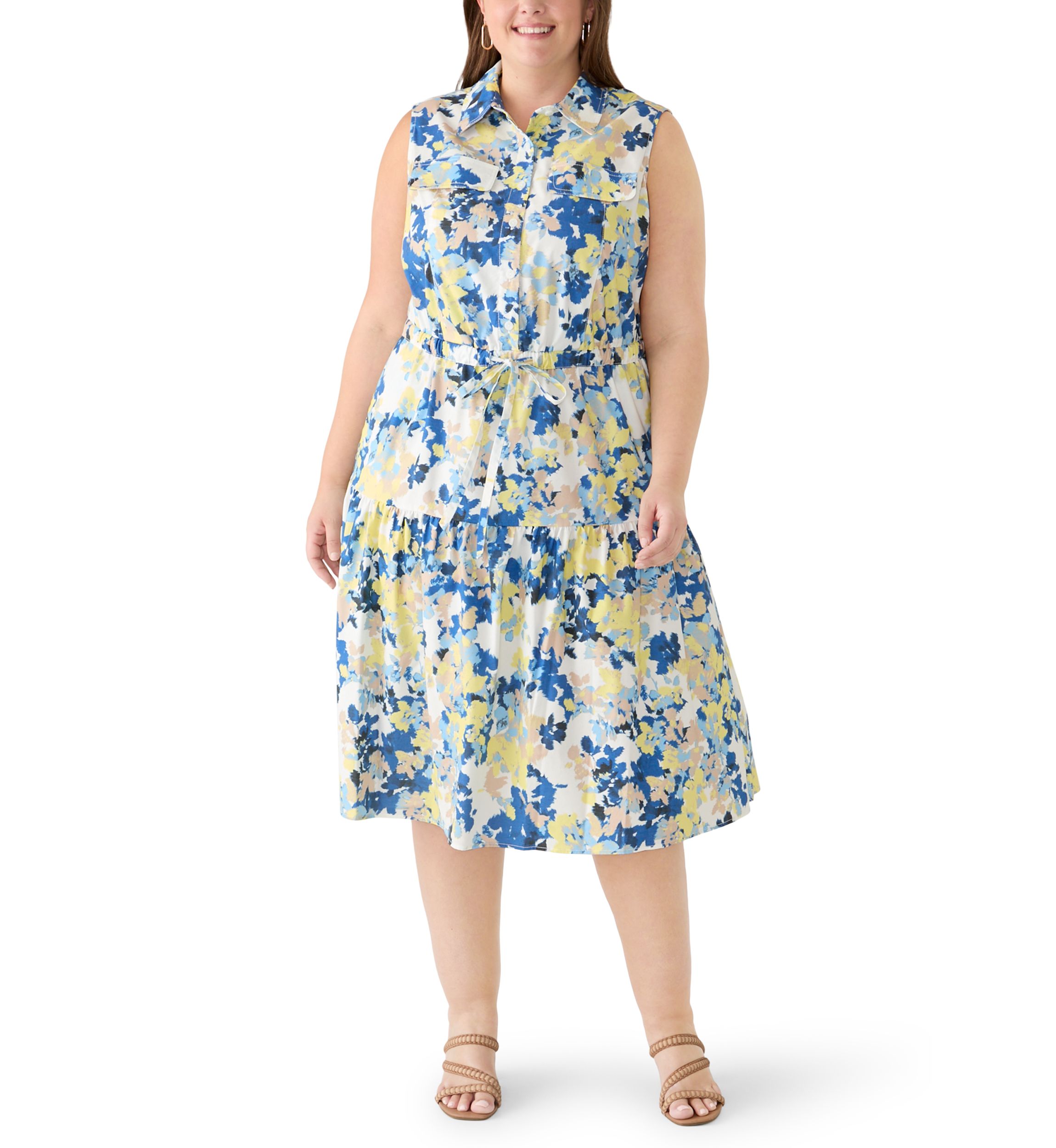 calvin klein plus size evening dresses Ariella One Shoulder Gown