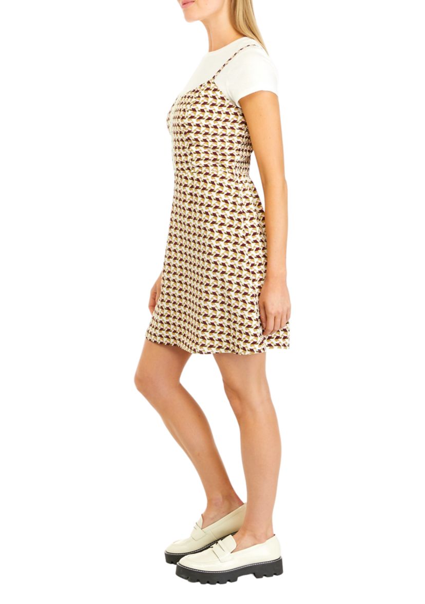 Juniors Short Sleeve Shirt and Shift Dress Set