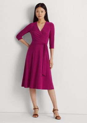 Lauren Ralph Lauren Women s Surplice Jersey Dress belk