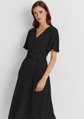 Lauren Ralph Lauren Georgette Flutter-Sleeve Dress | belk