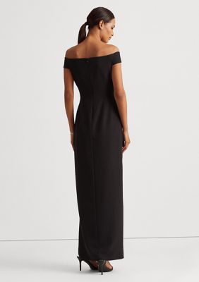 Lauren Ralph Lauren Crepe Off the Shoulder Gown belk