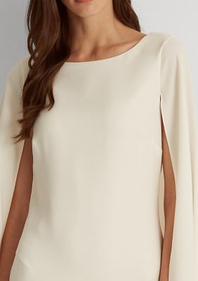 Lauren Ralph Lauren Cape Georgette Cocktail Dress | belk