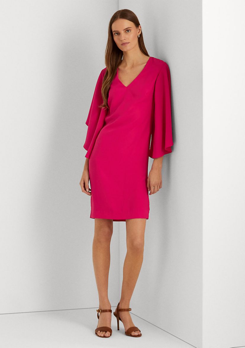 Ruffle Sleeve Cocktail Dress