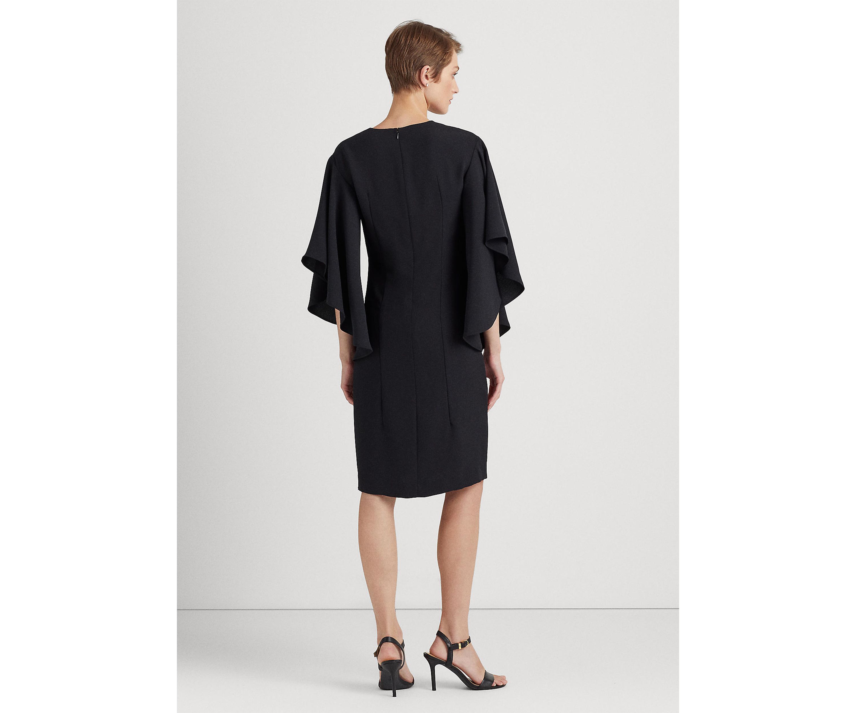 Ruffle Sleeve Cocktail Dress