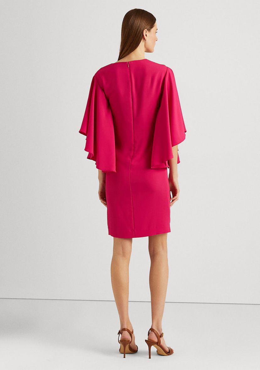 Ruffle Sleeve Cocktail Dress