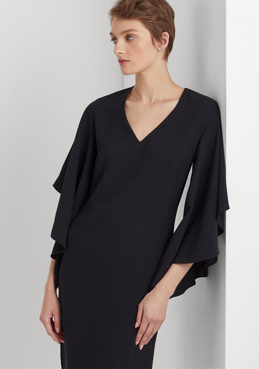 Ruffle Sleeve Cocktail Dress