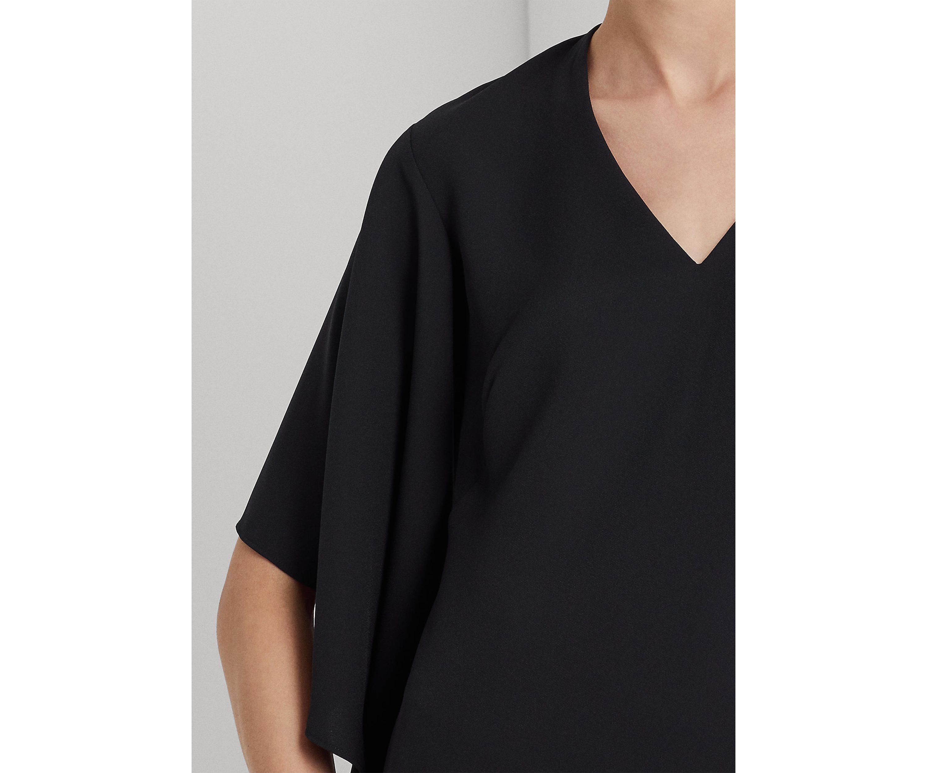 Ruffle Sleeve Cocktail Dress