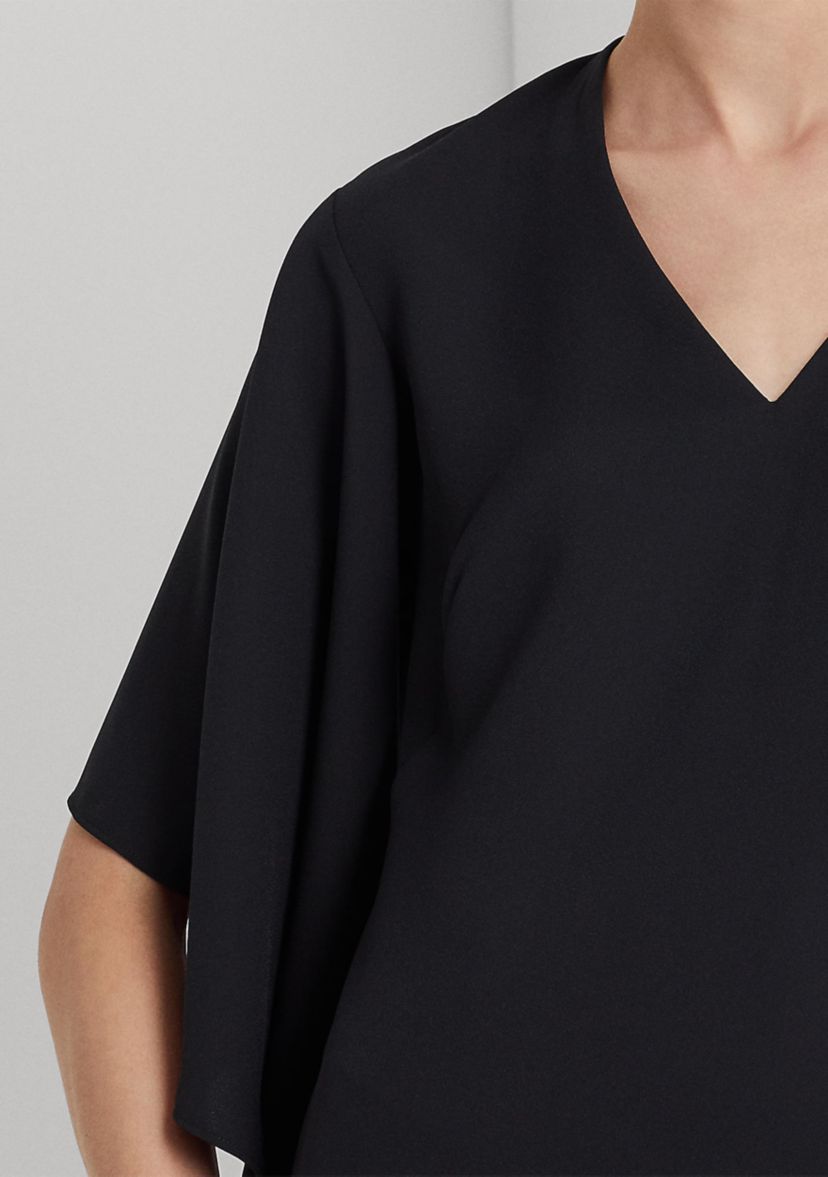 Ruffle Sleeve Cocktail Dress