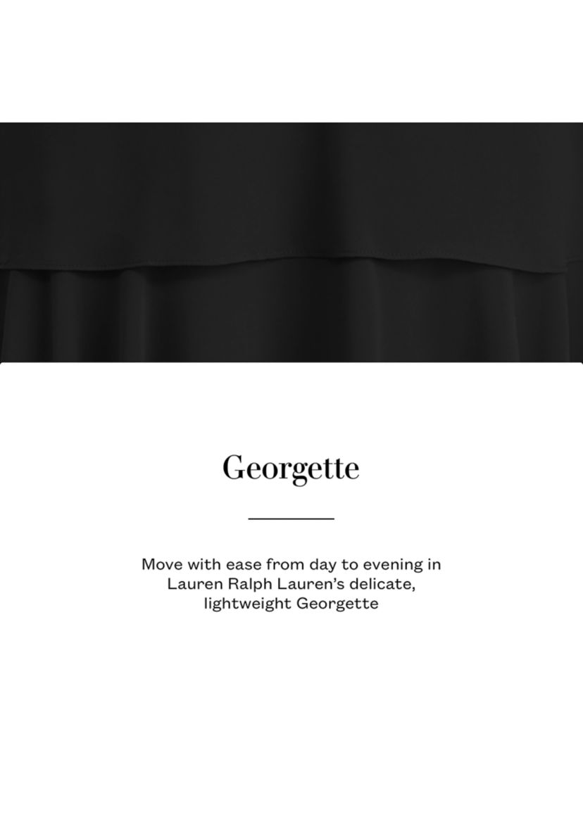Georgette Shift Dress