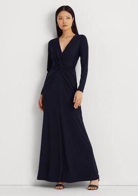 Lauren Ralph Lauren Twist-Front Jersey Gown | belk