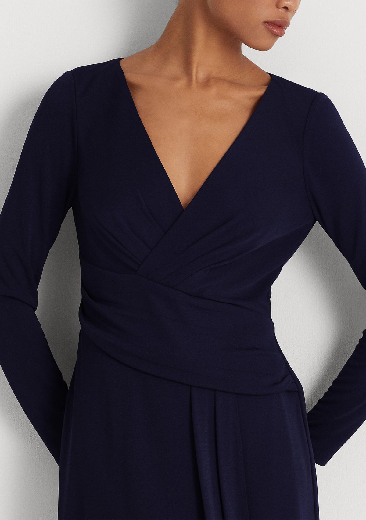 Womens Jersey Long Sleeve Dress