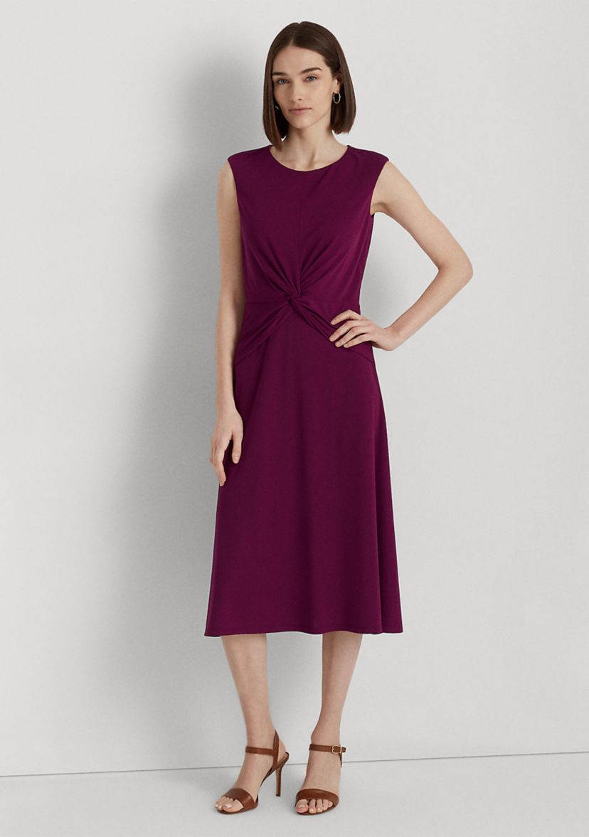 Twist Front Jersey Dress