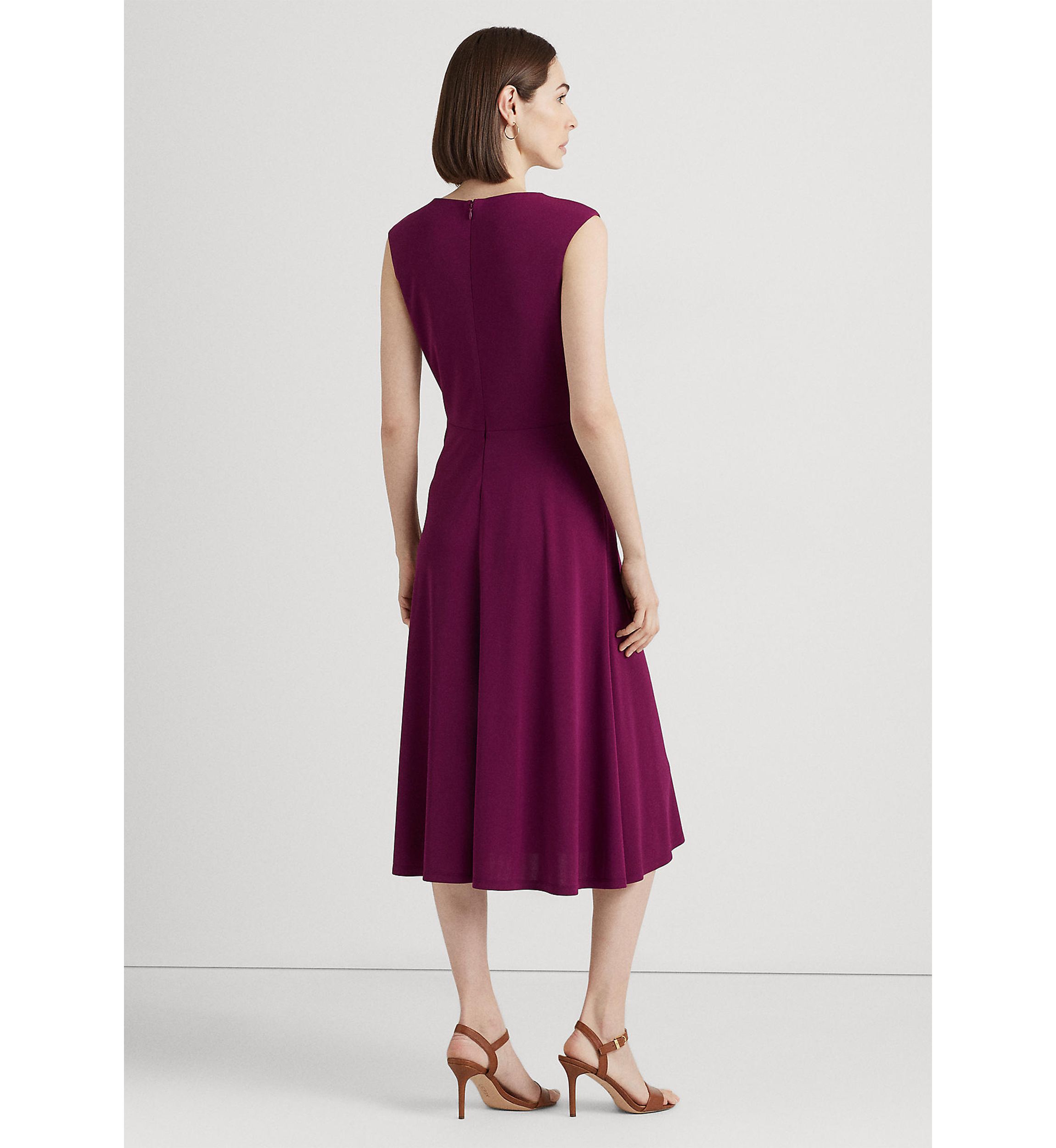 Twist Front Jersey Dress