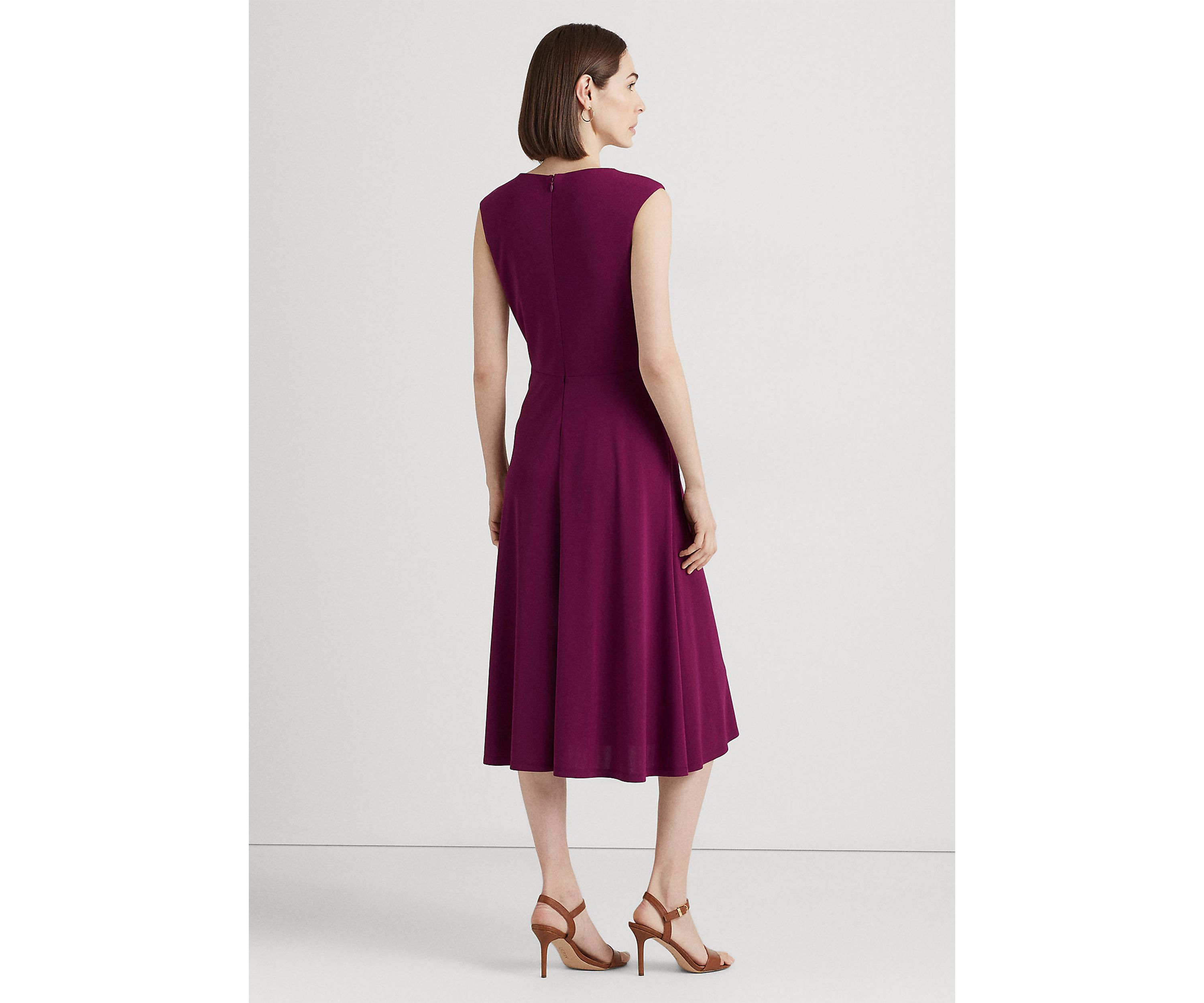 Twist Front Jersey Dress