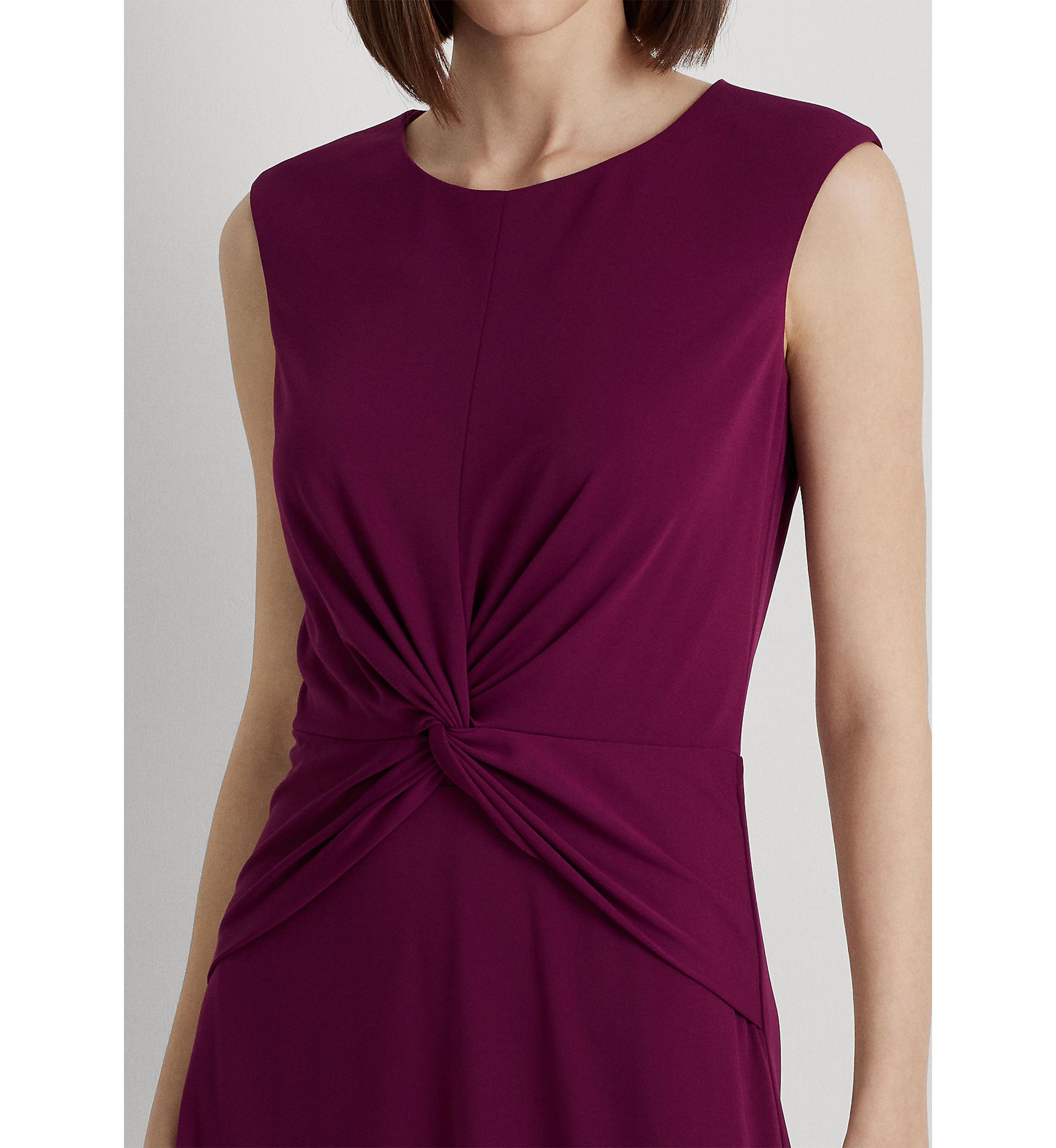 Twist Front Jersey Dress