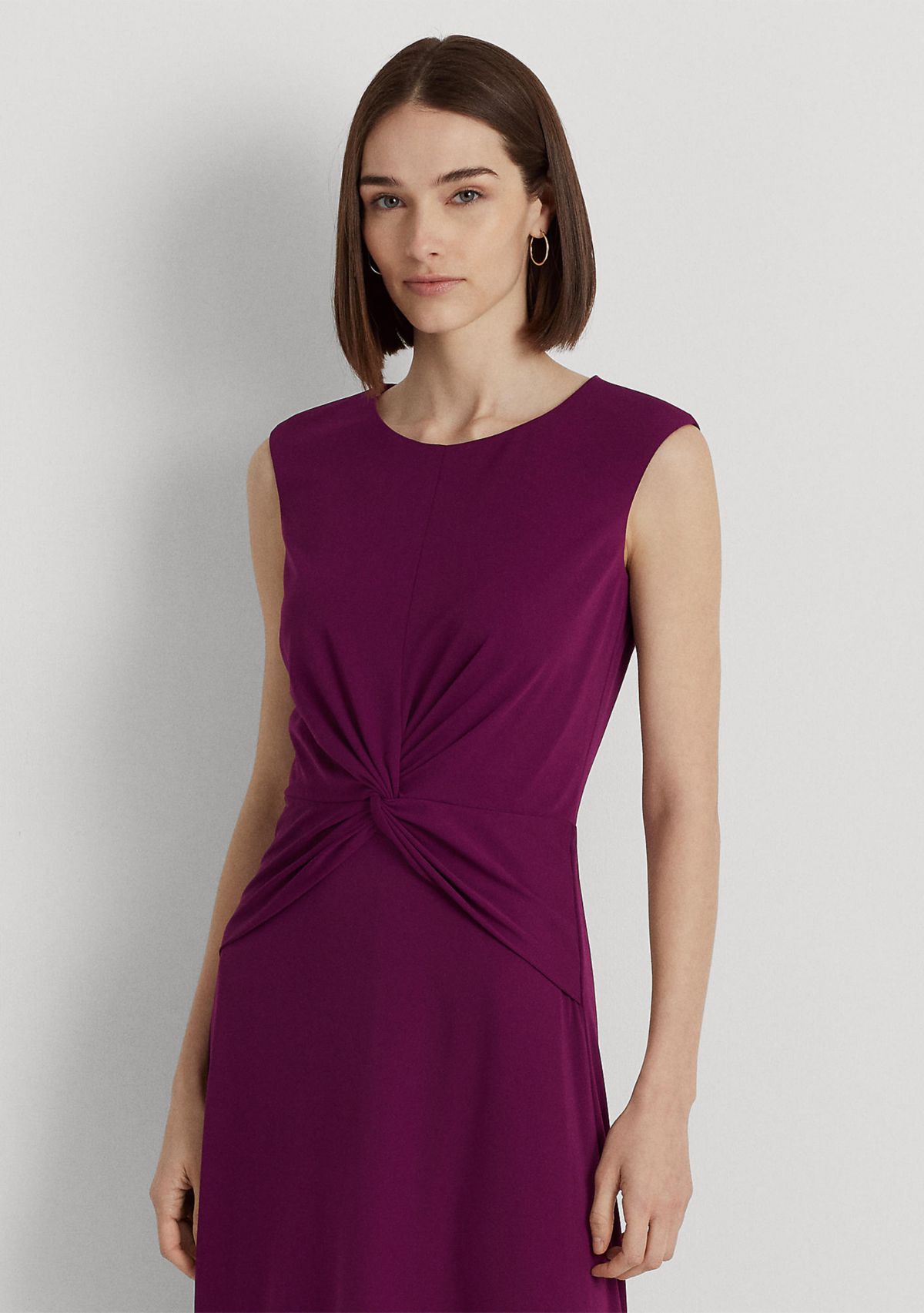 Twist Front Jersey Dress