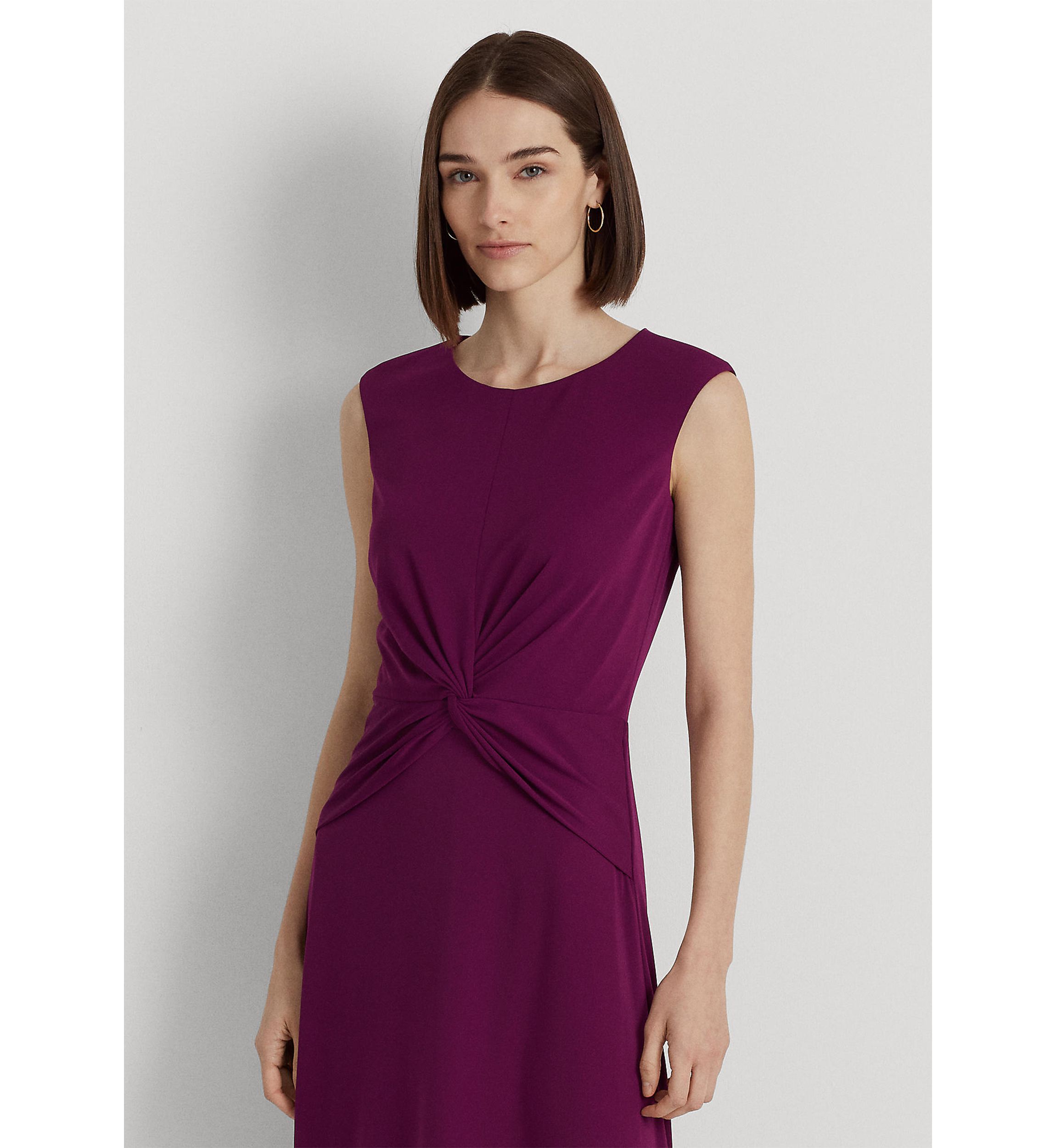 Twist Front Jersey Dress